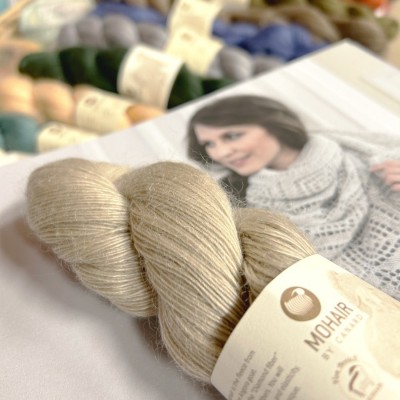 Прежда 1ply Kidmohair от Mohair by Canard луксозна датска прежда